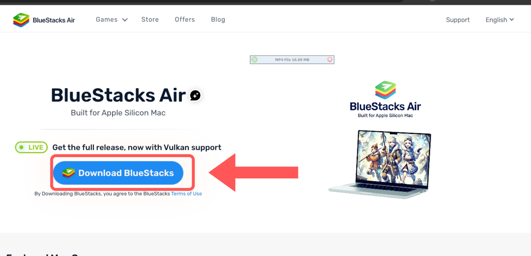 Download BlueStacks for Mac